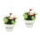 2Stk Simulation Bonsai Topfpflanze Kunstblume Desktop Ornament 6