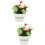 2Stk Simulation Bonsai Topfpflanze Kunstblume Desktop Ornament 9