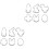 12 Metall Ausstechformen Hase Ente 5