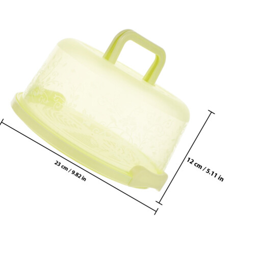2Stk. Runder Kuchentransporter Mit Griff Cupcake Box 1