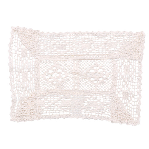 2Stk -Tischdecke Baumwolle Beige Für Zuhause