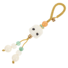 2Stk Bodhi Beaded Telefonlanyard Weiß Schlüsselanhänger