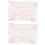 2Stk -Tischdecke Baumwolle Beige Für Zuhause 6