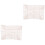 2Stk -Tischdecke Baumwolle Beige Für Zuhause 4