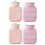 2 Sets Heizflasche Mit Strickbezug Silikonbeutel 300ml Für Die Hände 5