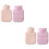 2 Sets Heizflasche Mit Strickbezug Silikonbeutel 300ml Für Die Hände 6