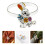 18Stk Napkin Circles Hase Form Silber Tischdeko 10