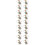 18Stk Napkin Circles Hase Form Silber Tischdeko 8