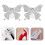 2 Paar Schuhclips Für Brautschuhe 11
