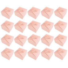 60Stk Papier Geschenkboxen in Pink Für Süßigkeiten Und