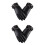 2Paare Damenhandschuhe PU Winddicht Touchscreen 5
