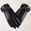 2Paare Damenhandschuhe PU Winddicht Touchscreen 10