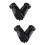 2Paare Damenhandschuhe PU Winddicht Touchscreen 7
