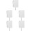 5St Sublimationsbilderrahmen Abschluss Tischdekoration 8