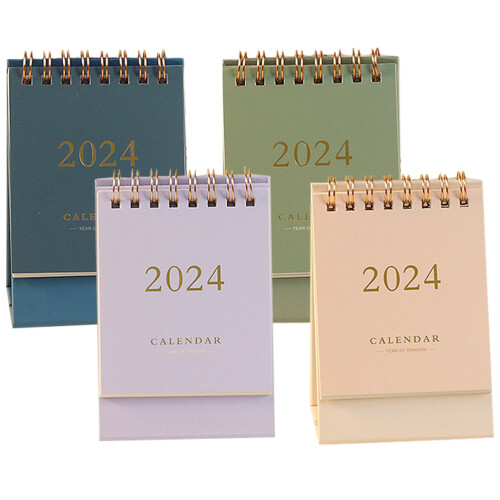 4Stk Mini Tischkalender Hinstellen, Umblättern 1