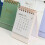 4Stk Mini Tischkalender Hinstellen, Umblättern 9