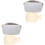 2 Sets Heizflasche Mit Plüsch-Gurt Warmwasserflasche 3
