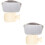 2 Sets Heizflasche Mit Plüsch-Gurt Warmwasserflasche 6