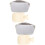 2 Sets Heizflasche Mit Plüsch-Gurt Warmwasserflasche 7