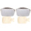 2 Sets Heizflasche Mit Plüsch-Gurt Warmwasserflasche 2