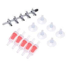 3 Sets 5- Luftstromregler Für Aquarium Mit Saugnapf Und Ventil