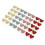 60 Rubbellose Sticker DIY Aufkleber Selbstklebend 1