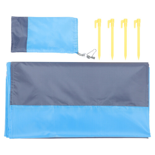 2Stk Blaue Faltbare Outdoor Für Picknick Camping