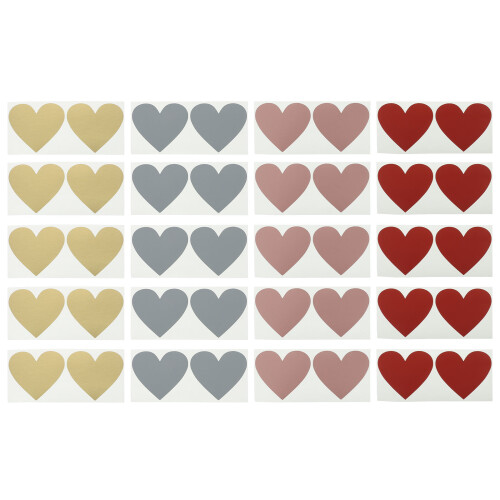60 Rubbellose Sticker DIY Aufkleber Selbstklebend 1