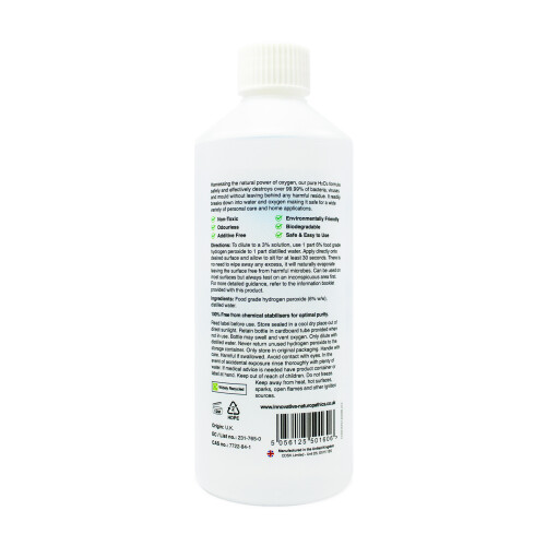 6% Hydrogen Peroxide - 500ml & Distilled Water 5.5 Litres 2
