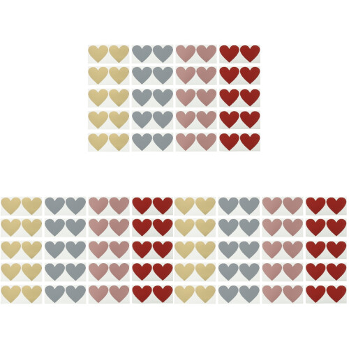 60 Rubbellose Sticker DIY Aufkleber Selbstklebend 2