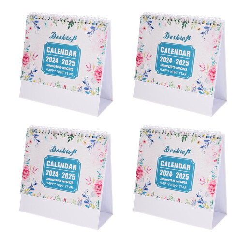 4Stk. Tischkalender 2024 Desktop Kalender Countdown 2