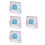 4Stk. Tischkalender 2024 Desktop Kalender Countdown 2