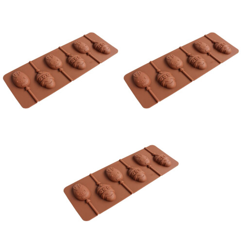 3Stk Silikon Moulds 6 Hohlräume Für Kuchen 2