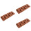 3Stk Silikon Moulds 6 Hohlräume Für Kuchen 6