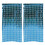 6Stk Blaue Tinsel Foil Fringe Curtains Hochzeit Feier 1