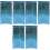 6Stk Blaue Tinsel Foil Fringe Curtains Hochzeit Feier 3