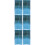 6Stk Blaue Tinsel Foil Fringe Curtains Hochzeit Feier 8