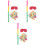 3Sets Papier Pinata Sticks Für Partyspiele Und Kinder 3