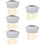 5 Sets Heizflasche Mit Plüsch-Gurt Warmwasserflasche 11