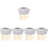 5 Sets Heizflasche Mit Plüsch-Gurt Warmwasserflasche 5