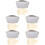 5 Sets Heizflasche Mit Plüsch-Gurt Warmwasserflasche 6
