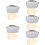 5 Sets Heizflasche Mit Plüsch-Gurt Warmwasserflasche 10