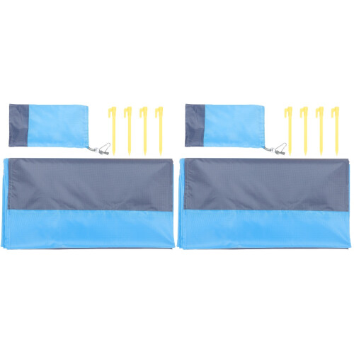 2Stk Blaue Faltbare Outdoor Für Picknick Camping 1