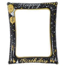 5Stk Leichter PVC Selfie Partydeko Aufblasbar Bunt