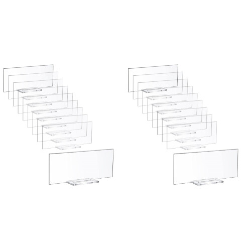 20 Schild Hochzeit Transparente Platzkarten 1