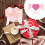 2Stk Rosa Herzform, Pearl Effektpapier, Tragbar & Elegant 9