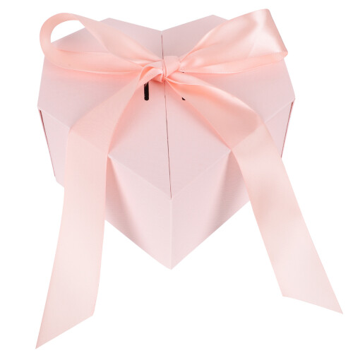 2Stk Rosa Herzform, Pearl Effektpapier, Tragbar & Elegant 1