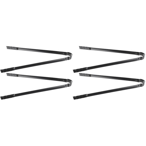 4 Eisen-Kohleklammer Kohlenzange Grillzubehör 2