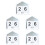 5Stk Holz Kalender Dekorativer Tischkalender Design 8