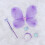 4 Kinder Schleifen Set Mit Engelsflügeln Violett 7